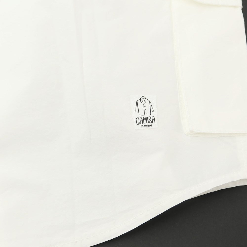 [New] Madson Cotton Band Collar Casual Shirt White [Size M] [WHT] [S/S/A/W] [Condition Rank N] [Men&