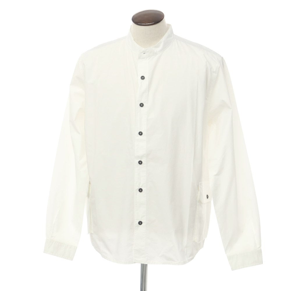 【新品】マドソン MADSON コットン バンドカラー カジュアルシャツ ホワイト【サイズL】【WHT】【S/S/A/W】【状態ランクN】【メンズ】【759784】