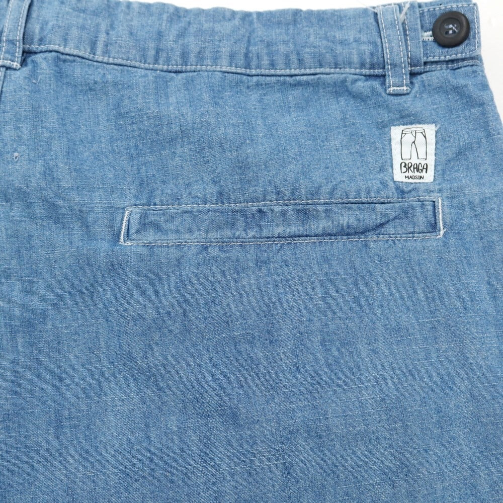 [New] Madson Cotton Casual Slacks Pants
 Light blue [Size 50] [BLU] [S/S] [Condition rank N] [Men&