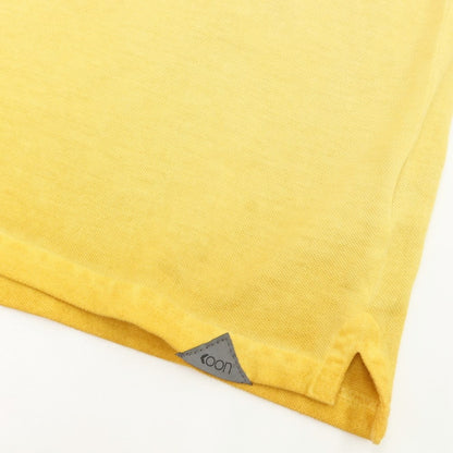 [New] KOON Cotton Pique Short Sleeve Polo Shirt
 Yellow [Size M] [YEL] [S/S] [Condition Rank N] [Men&