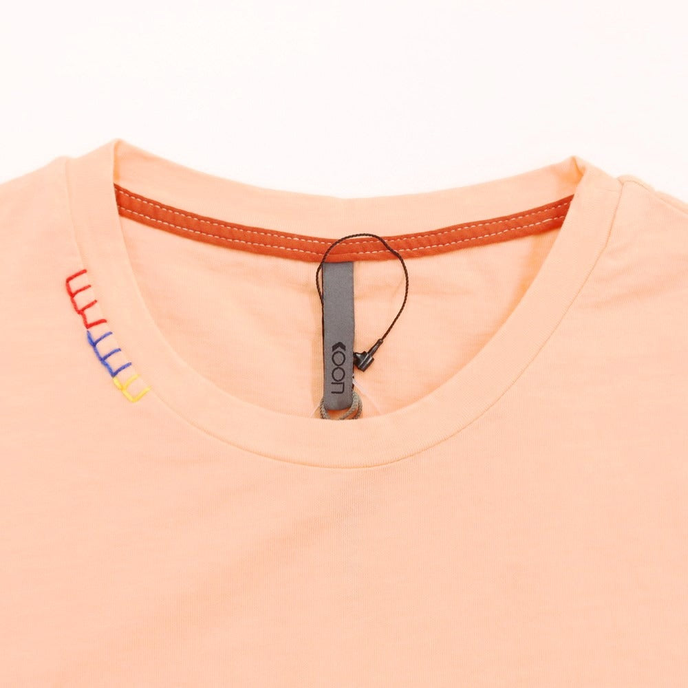 [New] KOON Cotton Crew Neck Short Sleeve T-Shirt Salmon Pink [Size XXL] [PNK] [S/S] [Condition Rank N] [Men&