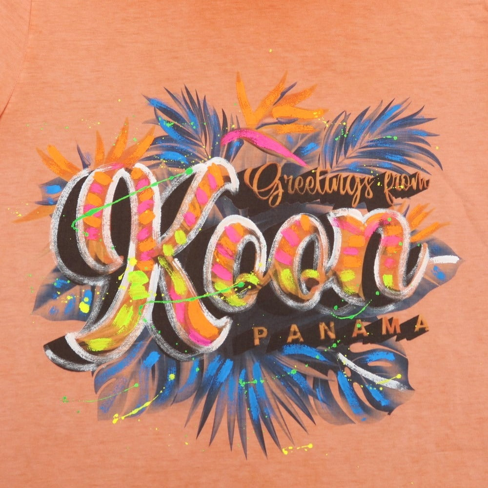 [New] KOON Cotton Crew Neck Short Sleeve T-Shirt Orange [Size M] [ORG] [S/S] [Condition Rank N] [Men&