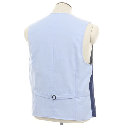 [New] KOON Cotton Polyester Reversible Vest Casual Gilet Navy x Gray [56] [Condition Rank N] [Men&