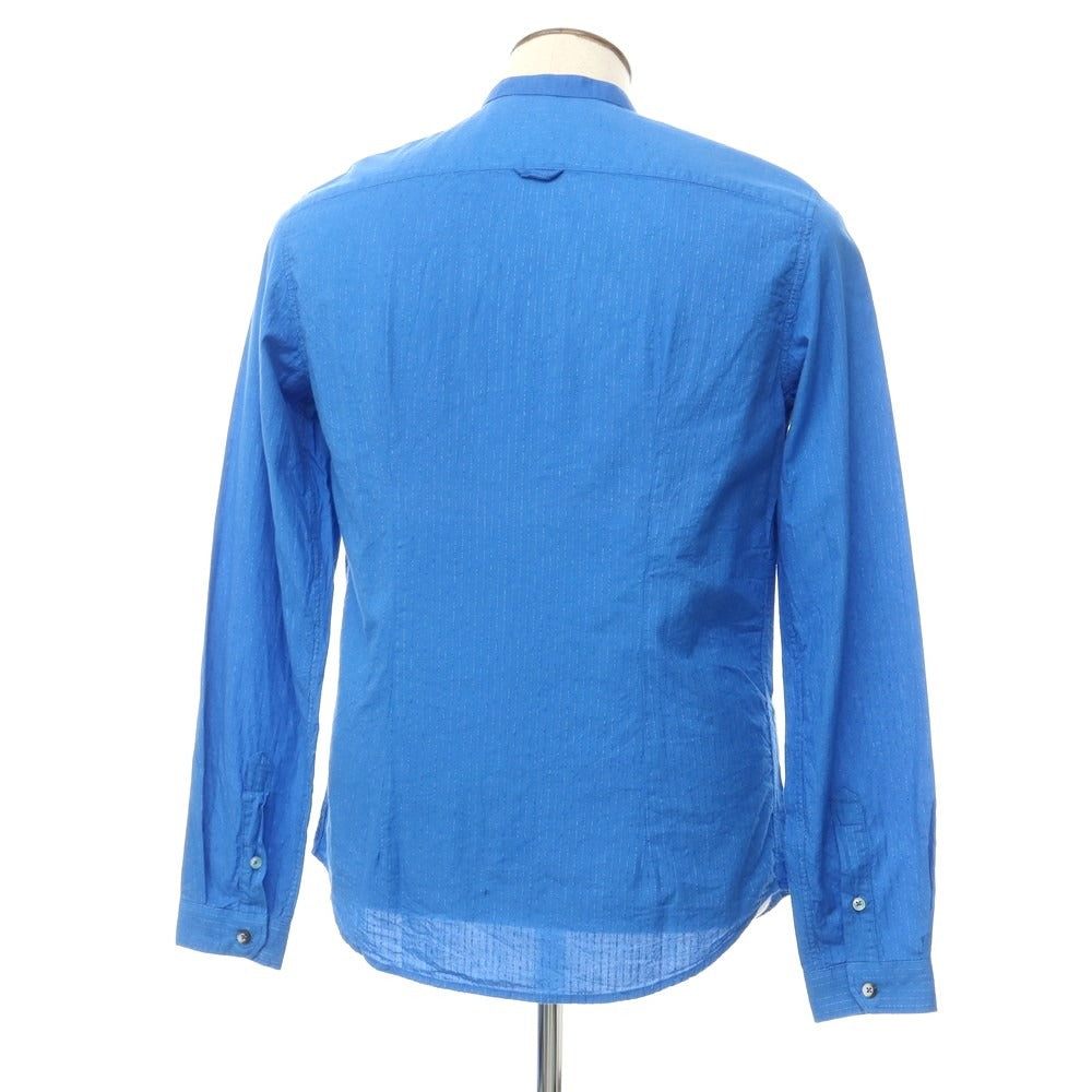 [New] KOON Cotton Band Collar Casual Shirt Blue [Size L] [BLU] [S/S] [Condition Rank N] [Men&