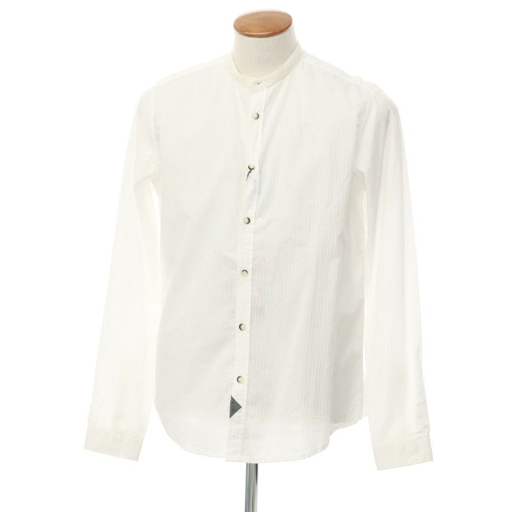 [New] KOON Cotton Band Collar Casual Shirt White [Size M] [WHT] [S/S] [Condition Rank N] [Men&