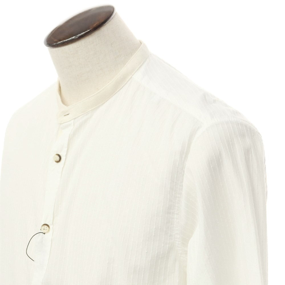 [New] KOON Cotton Band Collar Casual Shirt White [Size XXL] [WHT] [S/S] [Condition Rank N] [Men&