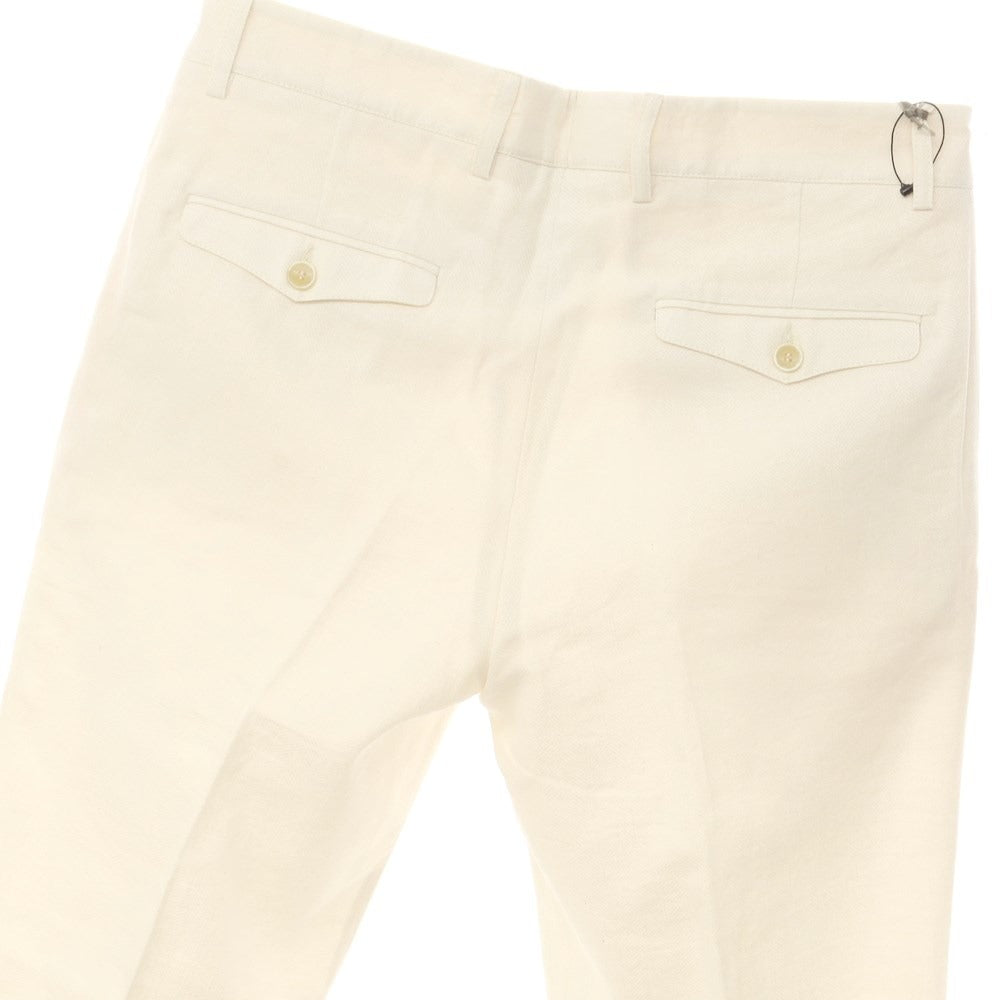 [New] KOON Cotton Linen Rayon Casual Slacks
 Ivory [Size 50] [WHT] [S/S] [Condition Rank N] [Men&