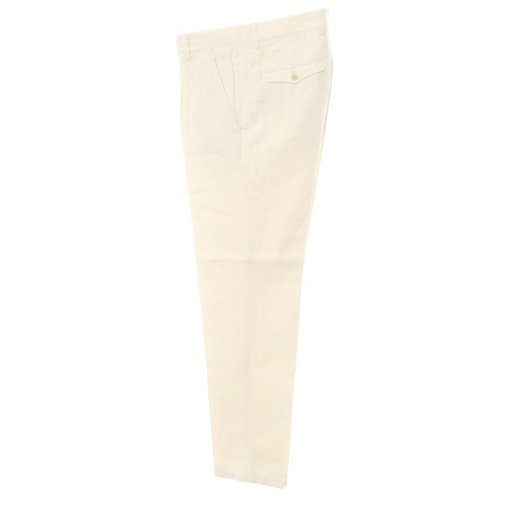 [New] KOON Cotton Linen Rayon Casual Slacks
 Ivory [Size 50] [WHT] [S/S] [Condition Rank N] [Men&