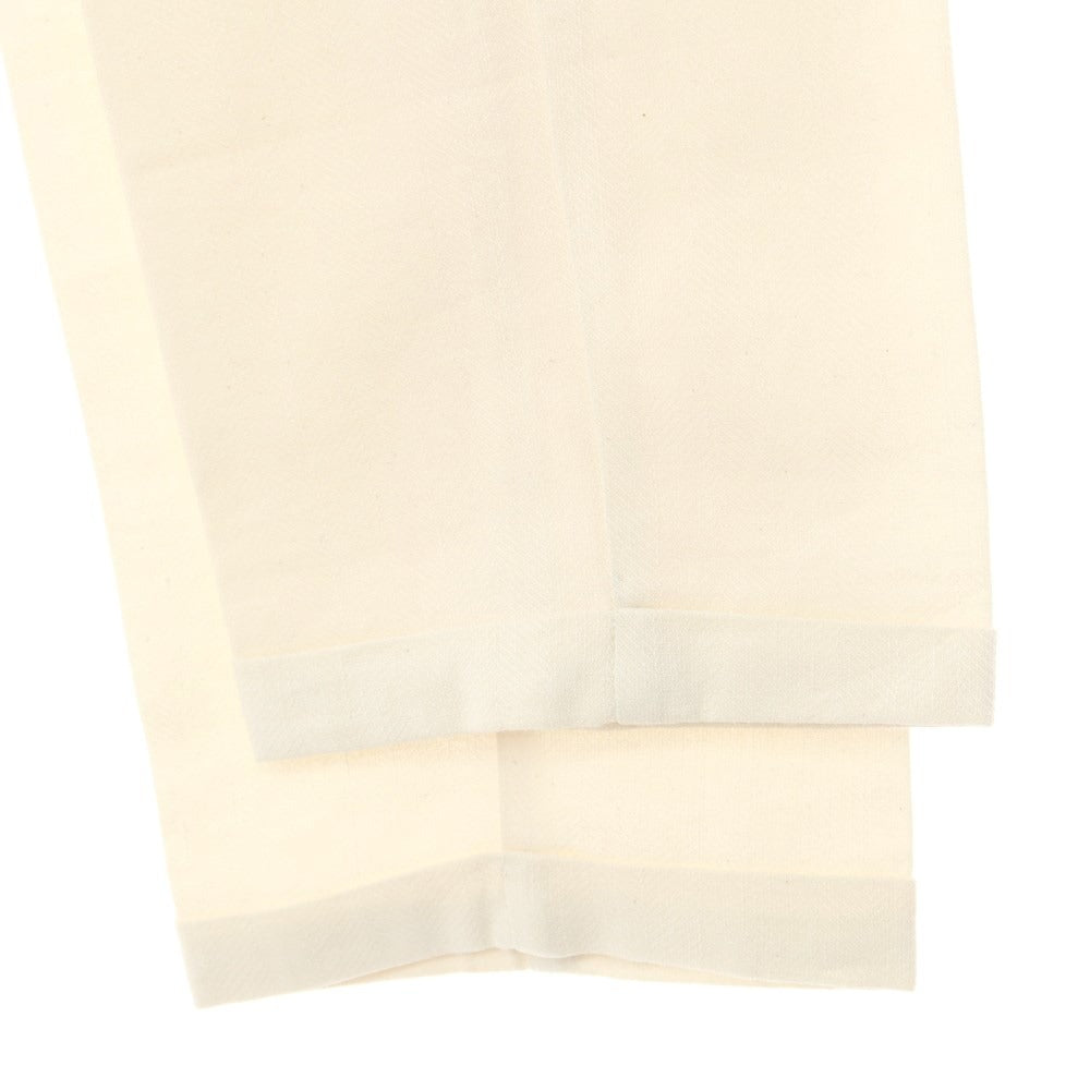 [New] KOON Cotton Linen Rayon Casual Slacks
 Ivory [Size 50] [WHT] [S/S] [Condition Rank N] [Men&