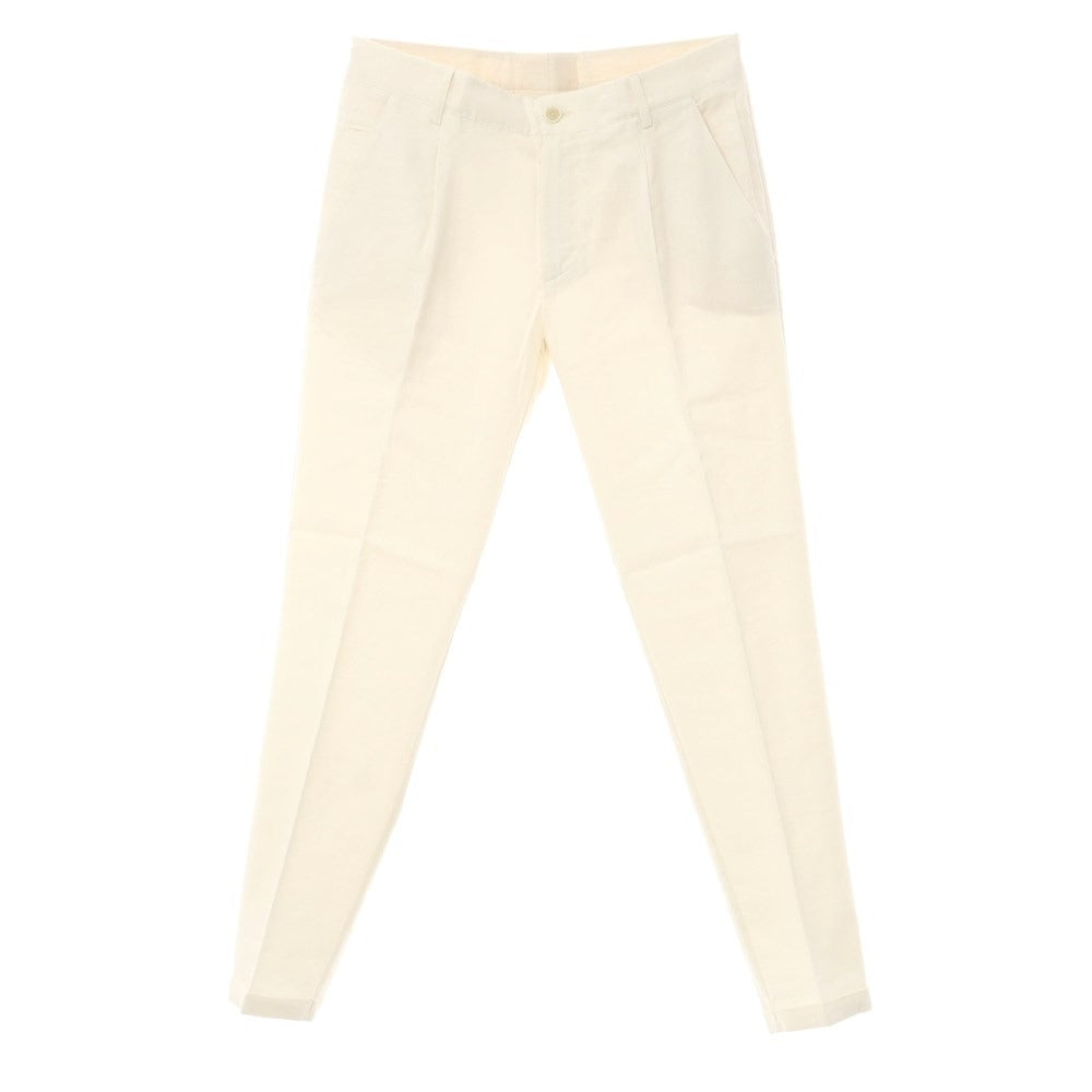 [New] KOON Cotton Linen Rayon Casual Slacks
 Ivory [Size 52] [WHT] [S/S] [Condition Rank N] [Men&