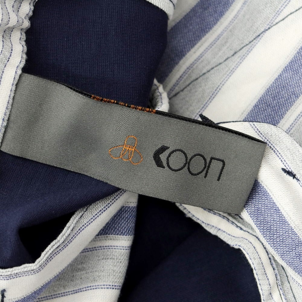 [New] KOON Cotton Nylon Easy Casual Slacks Pants
 Navy [Size 50] [NVY] [S/S] [Condition Rank N] [Men&