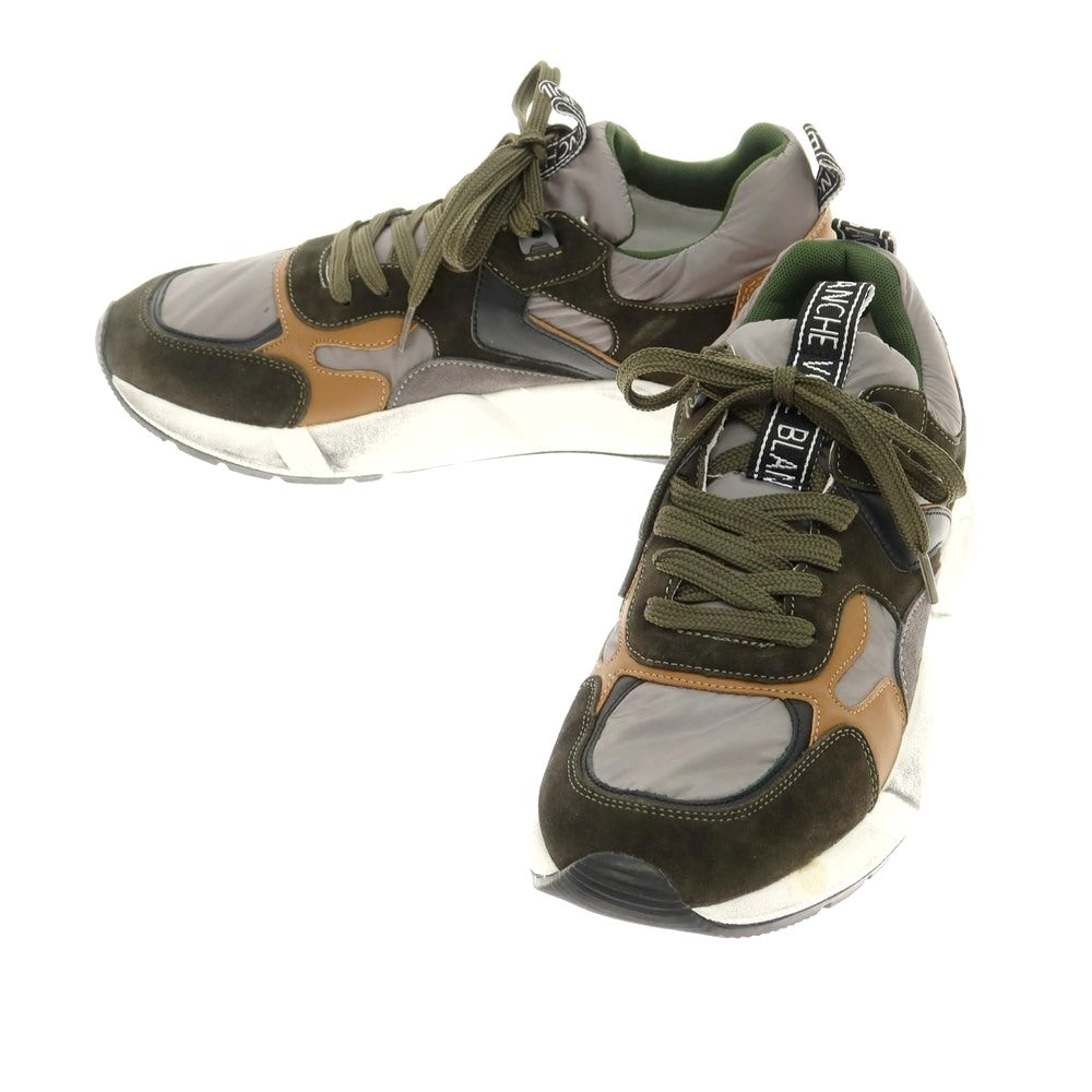 [New Outlet] Voile Blanche VOILE BLANCHE CLUB08 Sneakers Dark Olive x Grey [42] [Condition Rank N-] [Men&