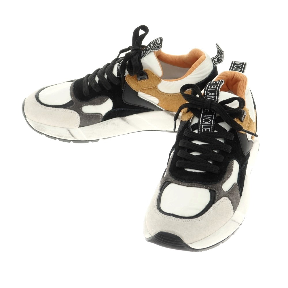 [New] Voile Blanche VOILE BLANCHE CLUB08 Sneakers White x Black x Camel [40] [Condition Rank N] [Men&