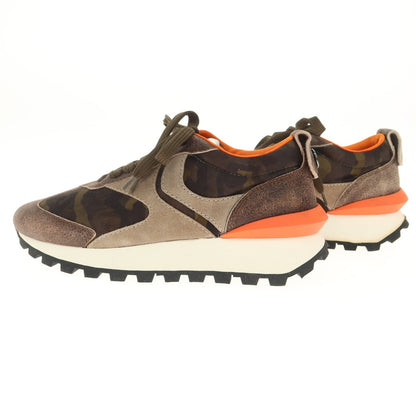 [New Outlet] VOILE BLANCHE QWARK MAN Camouflage pattern sneakers Khaki x Brown x Orange [39] [Condition Rank N-] [Men&