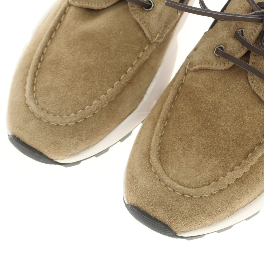 [New Outlet] VOILE BLANCHE EXTREEMER Suede Sneakers Dark Beige [42] [Condition Rank N-] [Men&