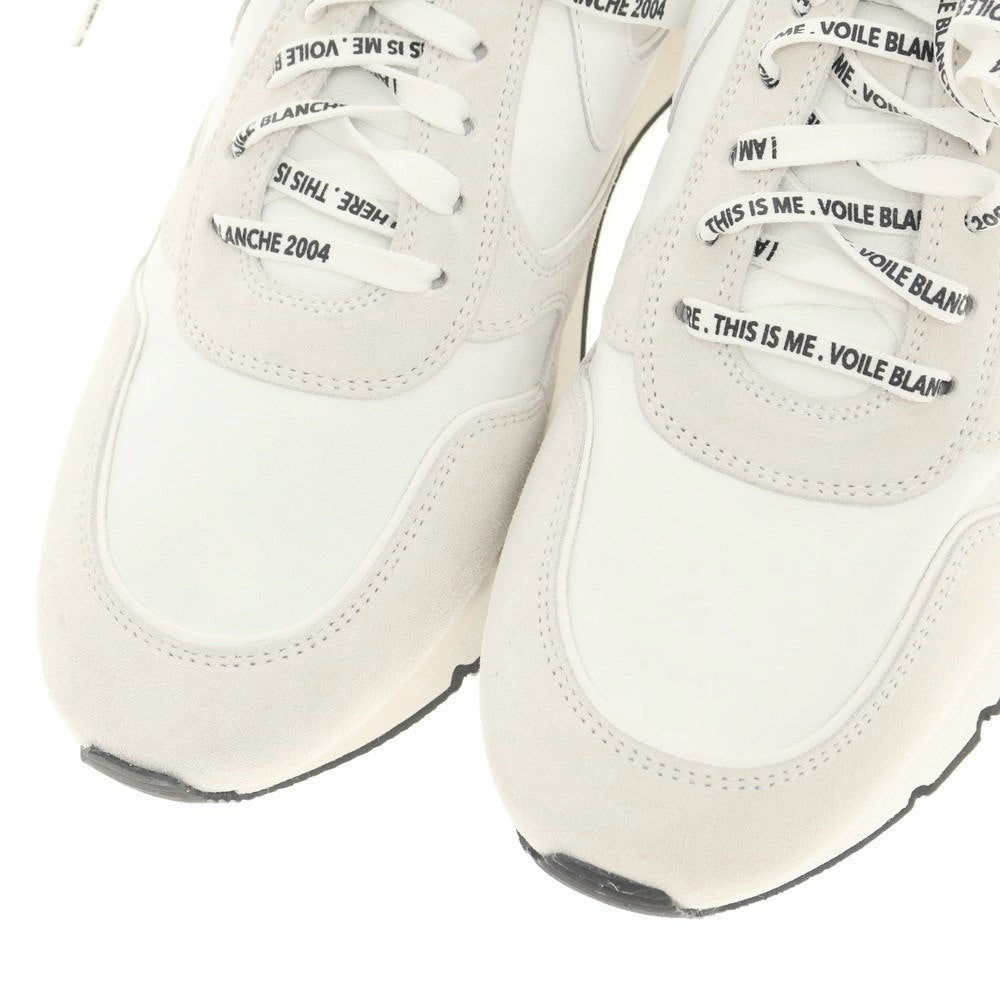 [New Outlet] VOILE BLANCHE LIAM POWER Leather Sneakers White x Light Gray [41] [Condition Rank N-] [Men&