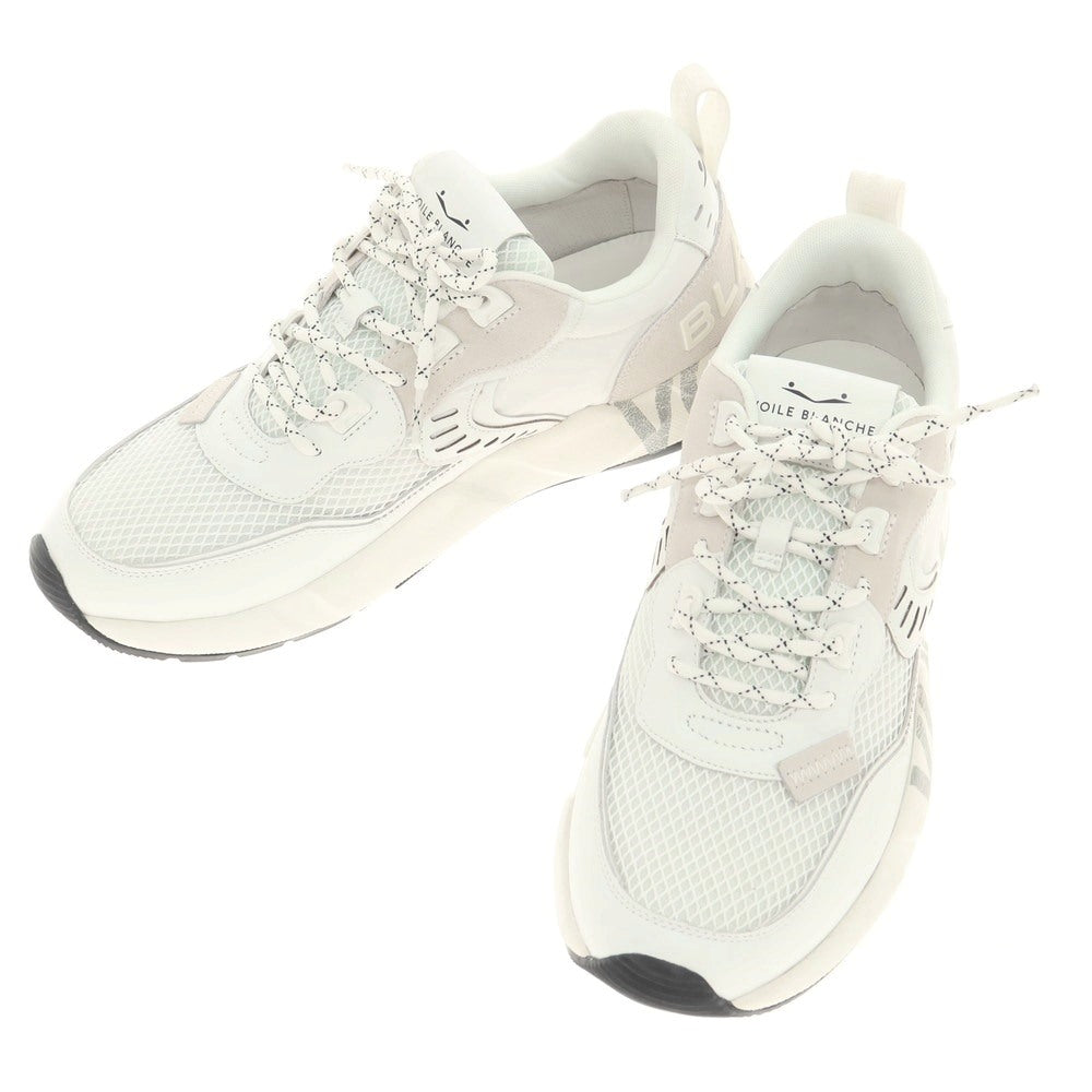 [New] Voile Blanche VOILE BLANCHE CLUB01 Mesh Leather Sneakers White [43] [Condition Rank N] [Men&