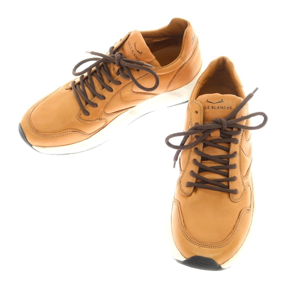 [New Outlet] Voile Blanche ARPOLH EASY PUNP Full Leather Sneakers Light Brown [40] [Condition Rank N-] [Men&