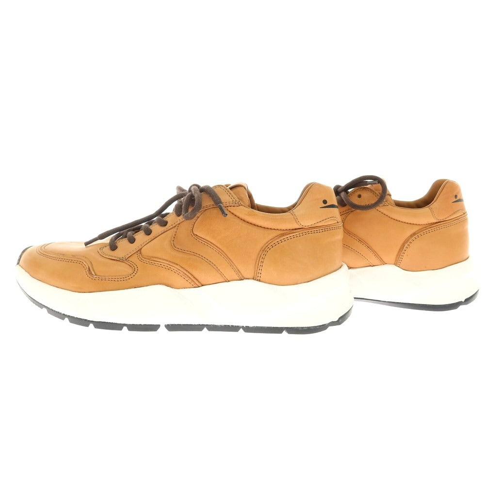 [New Outlet] Voile Blanche ARPOLH EASY PUNP Full Leather Sneakers Light Brown [40] [Condition Rank N-] [Men&