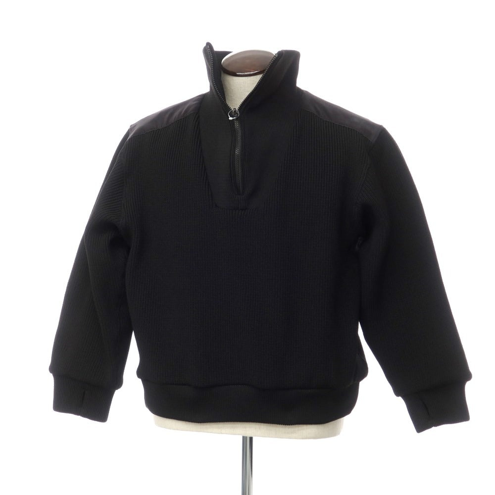 [Used] PHENIX ARCHIVAL RESEARCH polyester half-zip pullover knit 
Black [Size L] [BLK] [A/W] [Condition Rank B] ​​[Men&