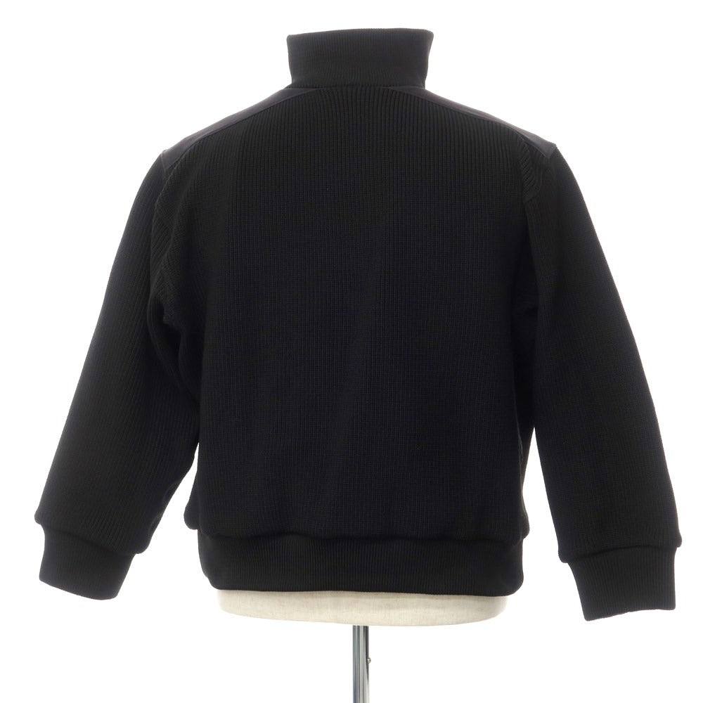 [Used] PHENIX ARCHIVAL RESEARCH polyester half-zip pullover knit 
Black [Size L] [BLK] [A/W] [Condition Rank B] ​​[Men&