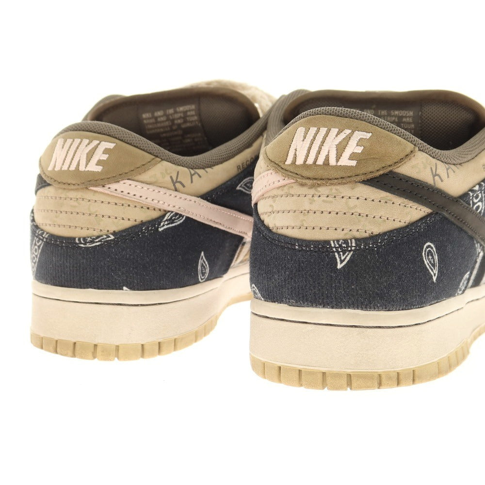 [Used] Nike NIKE x TRAVIS SCOTT SB DUNK LOW PRM QS Dunk Low Sneakers Black x Beige [27cm] [Condition Rank B] ​​[Men&