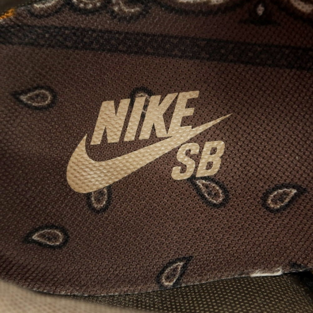 [Used] Nike NIKE x TRAVIS SCOTT SB DUNK LOW PRM QS Dunk Low Sneakers Black x Beige [27cm] [Condition Rank B] ​​[Men&