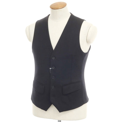 [Used] JOSEPH HOMME Wool Gilet Vest Black [46] [Condition Rank B] ​​[Men&