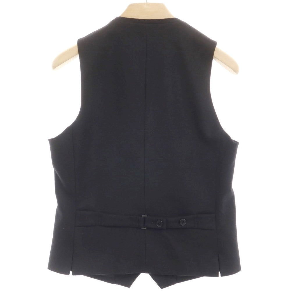 [Used] JOSEPH HOMME Wool Gilet Vest Black [46] [Condition Rank B] ​​[Men&