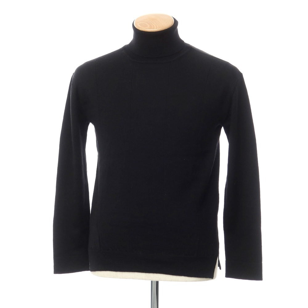 [Used] ABAHOUSE wool turtleneck pullover knit 
Black [Size 44] [BLK] [A/W] [Condition Rank B] ​​[Men&