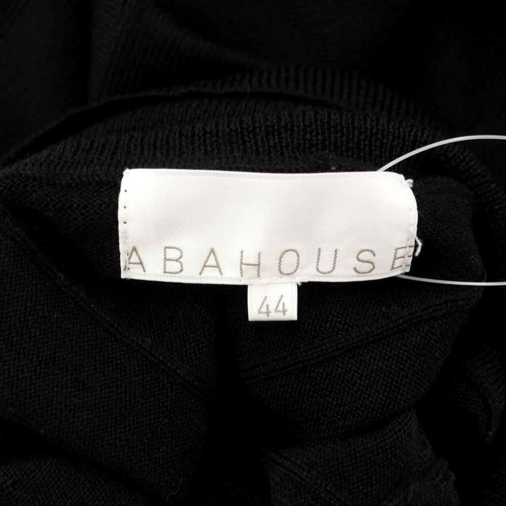 [Used] ABAHOUSE wool turtleneck pullover knit 
Black [Size 44] [BLK] [A/W] [Condition Rank B] ​​[Men&