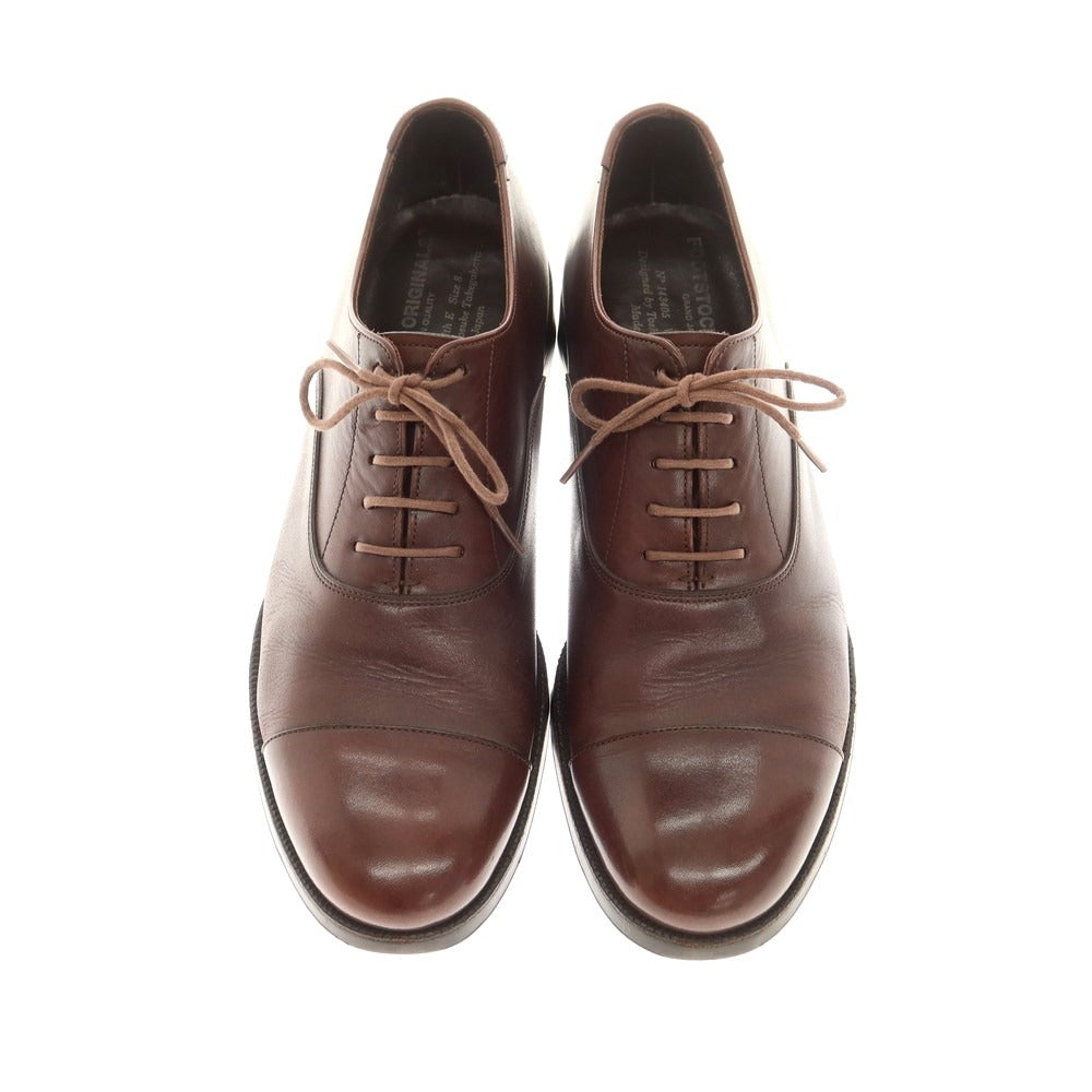 [Used] Footstock Originals FOOTSTOCK ORIGINALS Straight Tip Dress Shoes Brown [8 E] [Condition Rank C] [Men&