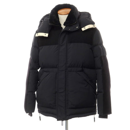 [Used] Emporio Armani EMPORIO ARMANI Polyester wool switching down jacket Black [46] [Condition rank B] ​​[Men&