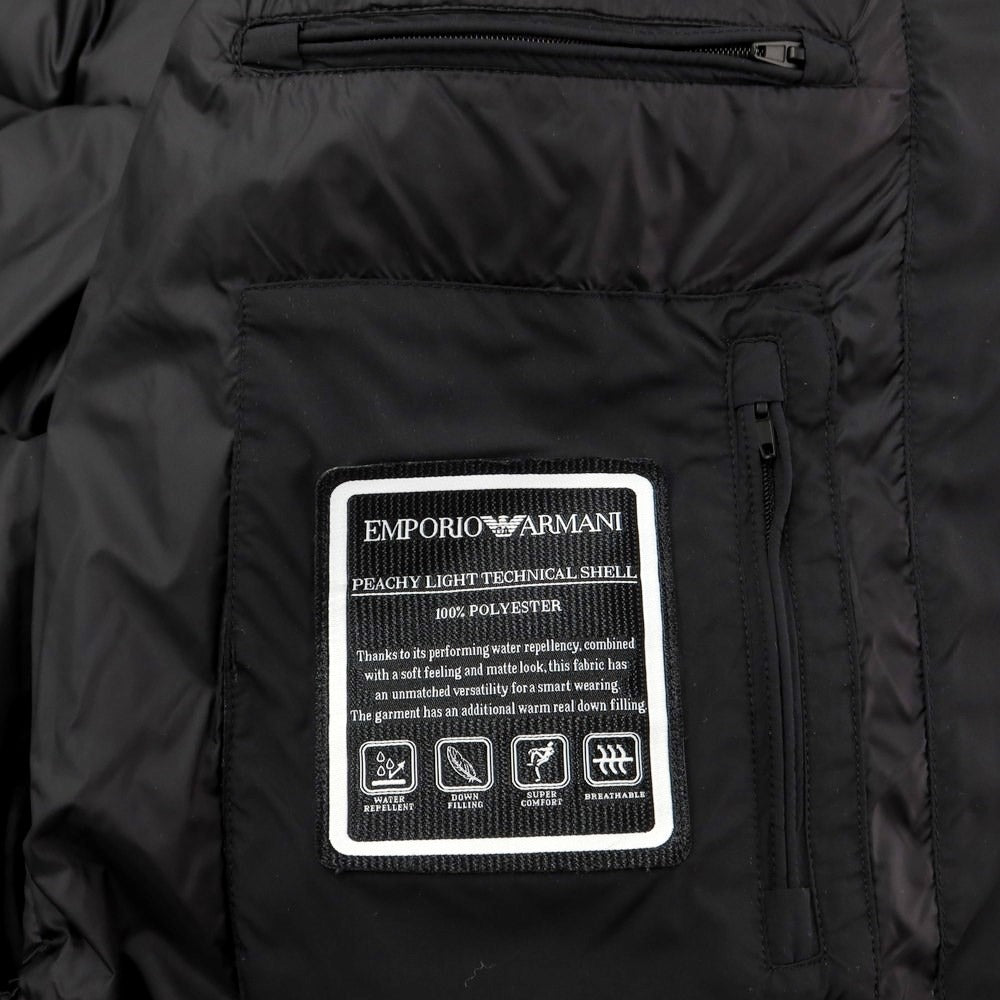 [Used] Emporio Armani EMPORIO ARMANI Polyester wool switching down jacket Black [46] [Condition rank B] ​​[Men&