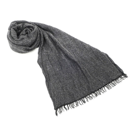 [Used] COSI FAN TUTTE wool stole, dark gray x black [Condition: C] [Men&