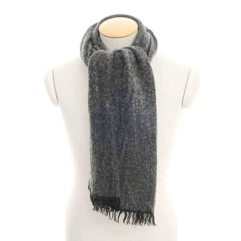 [Used] COSI FAN TUTTE wool stole, dark gray x black [Condition: C] [Men&