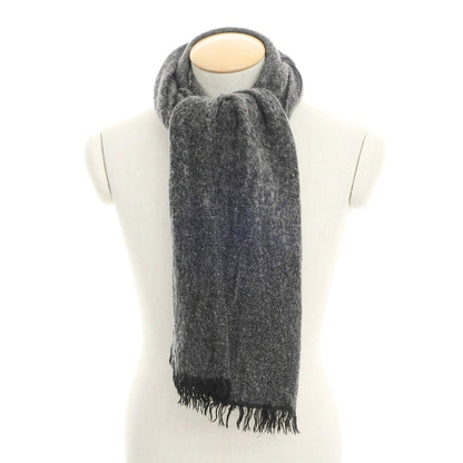 [Used] COSI FAN TUTTE wool stole, dark gray x black [Condition: C] [Men&