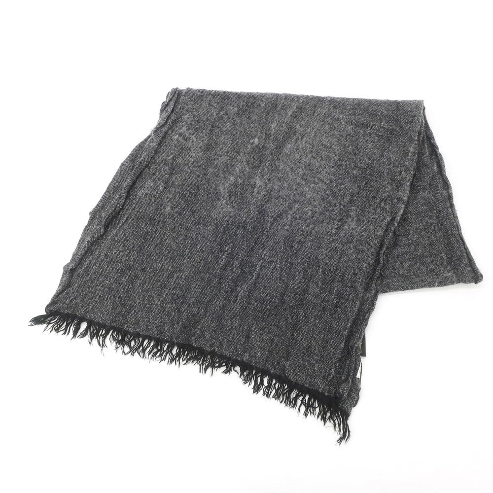 [Used] COSI FAN TUTTE wool stole, dark gray x black [Condition: C] [Men&