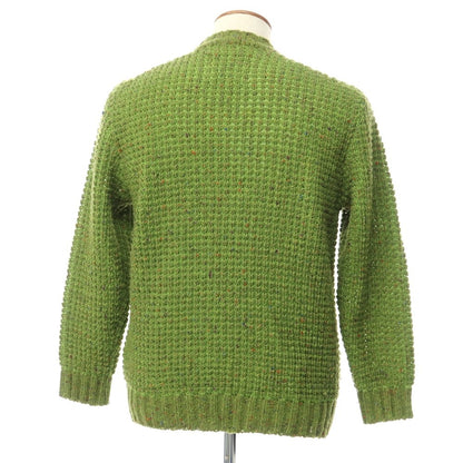 [Used] Corsini low gauge wool crew neck knit green [46] [Condition rank C] [Men&