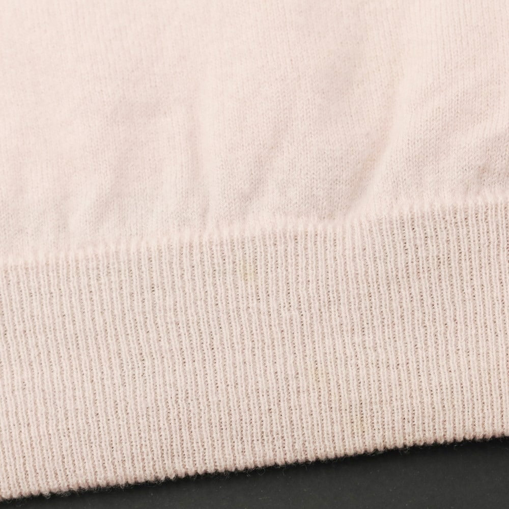 [Used] Dunhill high gauge wool V-neck knit, light pink [M] [Condition: C] [Men&