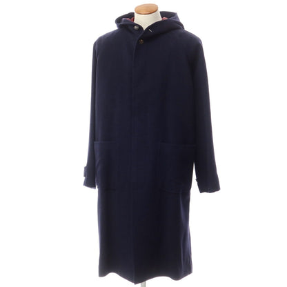 [New] STILE LATINO CURAIN Cashmere Hooded Coat
 Navy [Size 46] [NVY] [A/W] [Condition Rank N] [Men&