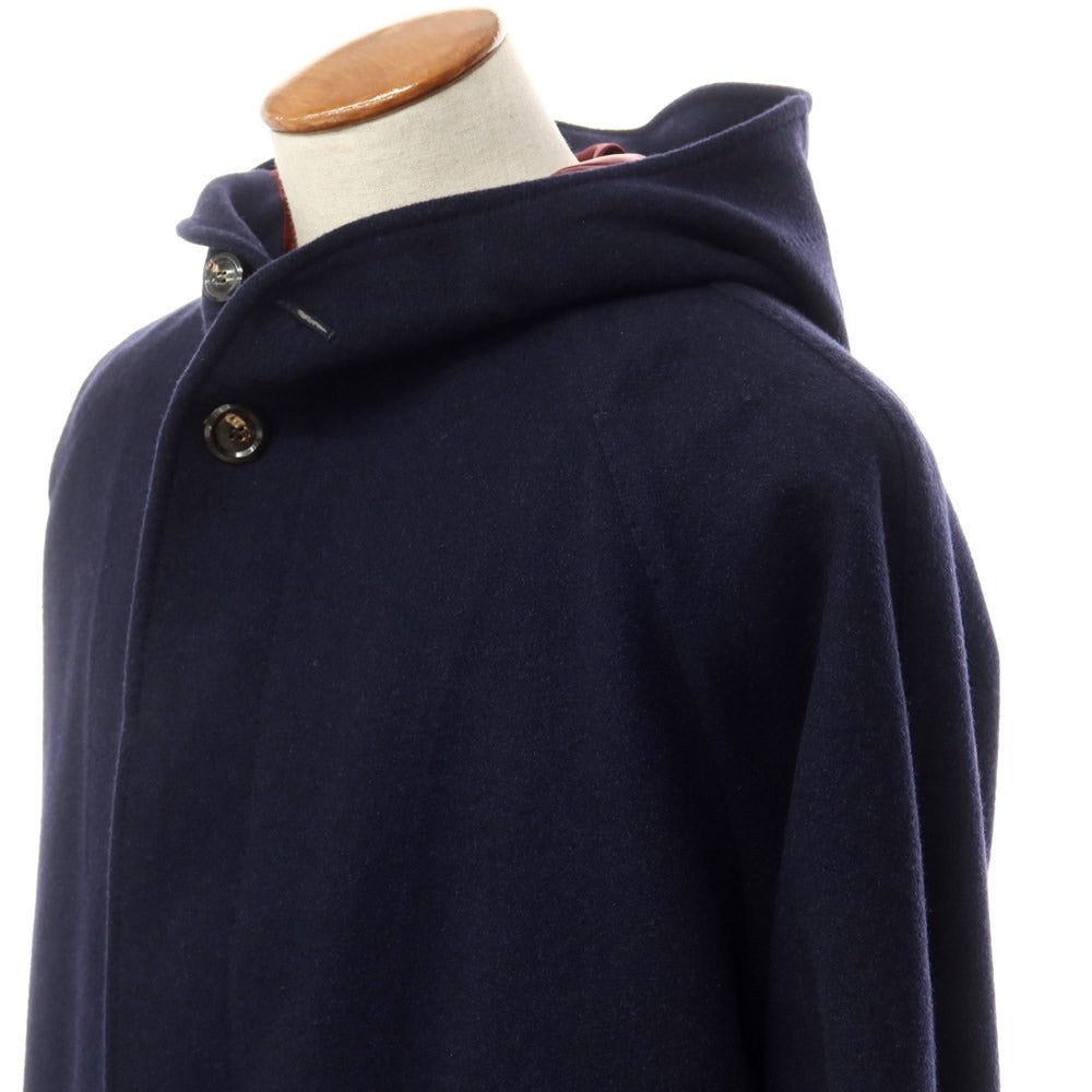 [New] STILE LATINO CURAIN Cashmere Hooded Coat
 Navy [Size 46] [NVY] [A/W] [Condition Rank N] [Men&