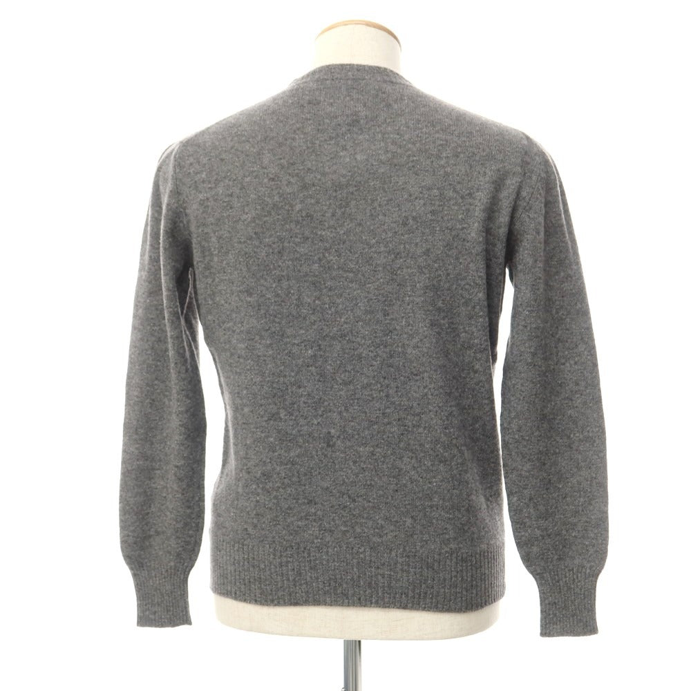 [New] STILE LATINO Wool Cashmere V-neck Knit, Gray [44] [Condition Rank N] [Men&