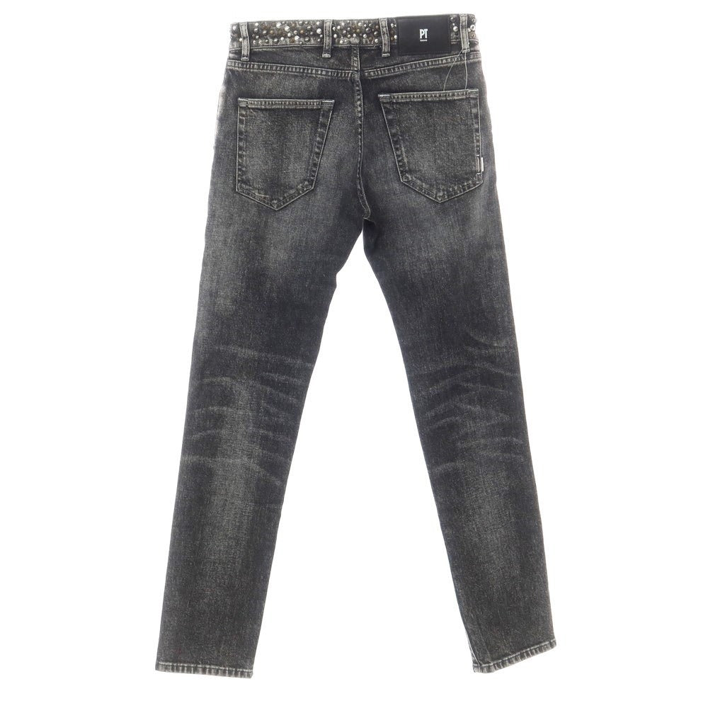 [New Outlet] PT Torino Denim PT TORINO DENIM ROCK Stretch Denim Pants Jeans Washed Black [30] [Condition Rank N-] [Men&