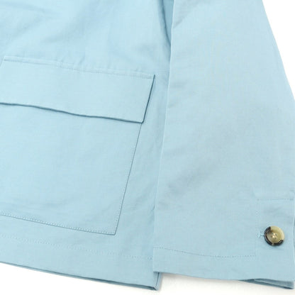 [New] PT TORINO Cotton Linen Work Jacket Light Blue [Size 48] [BLU] [S/S] [Condition Rank N] [Men&