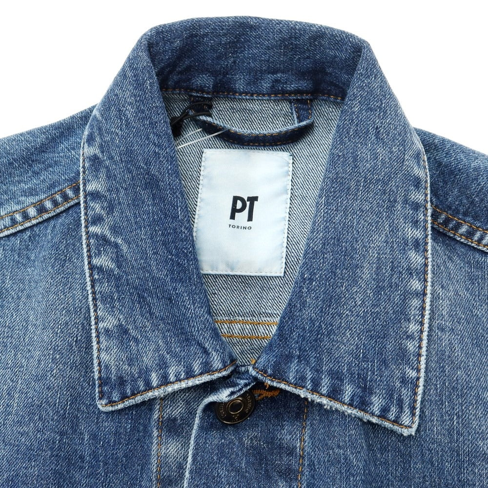 [New] PT TORINO Used denim jacket
 Blue [Size 52] [BLU] [S/S/A/W] [Condition Rank N] [Men&