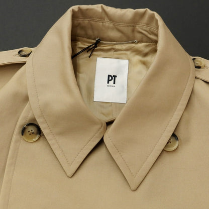 [New] PT TORINO Polyester Cotton Trench Coat Beige [Size 50] [BEI] [S/S] [Condition Rank N] [Men&