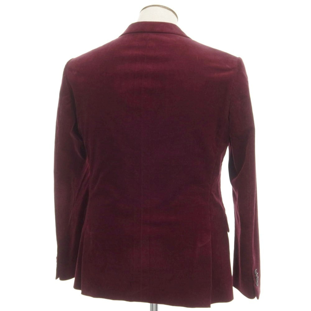 [Used] Paul Smith Cotton Corduroy 2B Casual Jacket 
Bordeaux [Size L] [RED] [A/W] [Condition Rank B] ​​[Men&