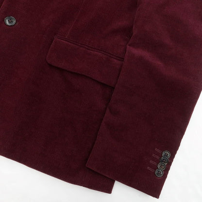 [Used] Paul Smith Cotton Corduroy 2B Casual Jacket 
Bordeaux [Size L] [RED] [A/W] [Condition Rank B] ​​[Men&