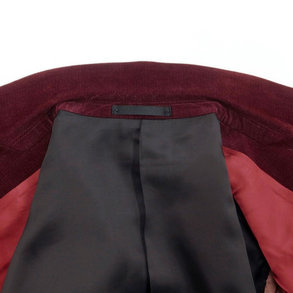 [Used] Paul Smith Cotton Corduroy 2B Casual Jacket 
Bordeaux [Size L] [RED] [A/W] [Condition Rank B] ​​[Men&